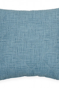 Подушка декоративная стеганая поплин "Серо-голубой текстура"