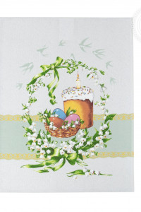 Набор кухонный из 2-х полотенец рогожка "Весна"