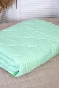 Одеяло "Бамбук" микрофибра облегченное зеленый