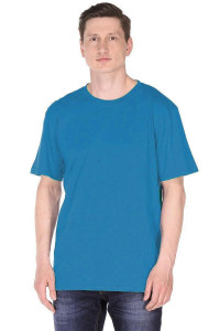 Мужская футболка "Гарант 032" хлопок (р-ры: S-3XL) голубой