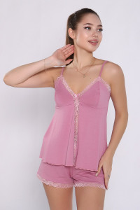 Пижама женская №38239 вискоза (р-ры: 42-50) розовый