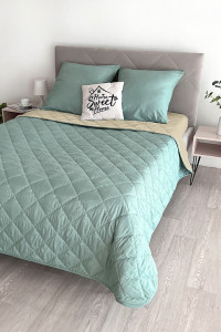 Набор для сна с одеялом КМ-020 мята-бежевый