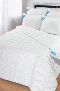 Одеяло стеганое классическое с кантом Soft "Лебяжий пух" белый