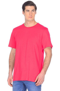 Мужская футболка "Гарант 036" хлопок (р-ры: S-3XL) розово-коралловый