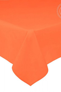 Простыня классическая сатин "Гламур" оранжевый