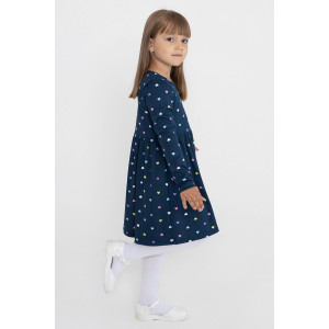 Платье для новорожденных "Анита" 10040 интерлок (р-ры: 80-98) синий