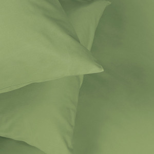 Постельное белье сатин "Моноспейс" зеленый