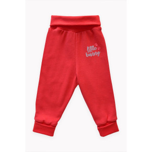 Штаны для новорожденных "Шайни" 20758 интерлок (р-ры: 62-86) красный