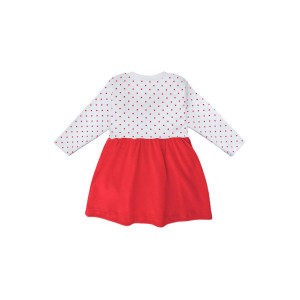 Платье для новорожденных "Шайни" 20756 интерлок (р-ры: 74-98) красный