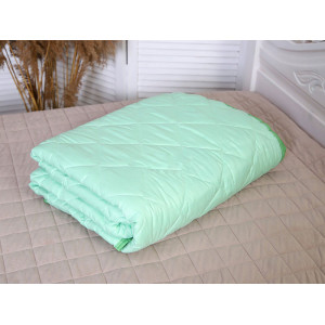 Одеяло "Бамбук" микрофибра облегченное зеленый