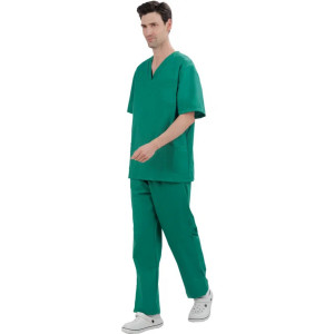 Костюм хирурга мужской тиси (р-ры: 44-68) зеленый