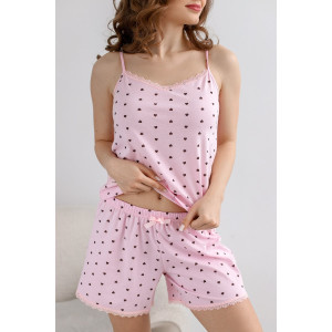 Пижама женская "Пралине-2" кулирка (р-ры: 42-52) розовый