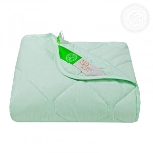 Одеяло стеганое облегченное с кантом Soft "Бамбук" ментол
