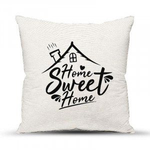 Подушка декоративная с фотопечатью "Sweet home"