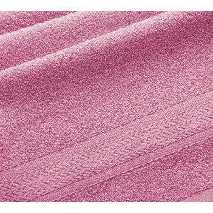 Полотенце махровое "Утро" розовый