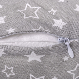 Подушка MamaRelax для беременных "Бумеранг" синтепух "Звездное небо" серый