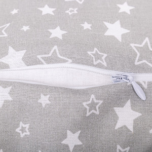 Подушка MamaRelax для беременных "I-образная" синтепух "Звездное небо" серый