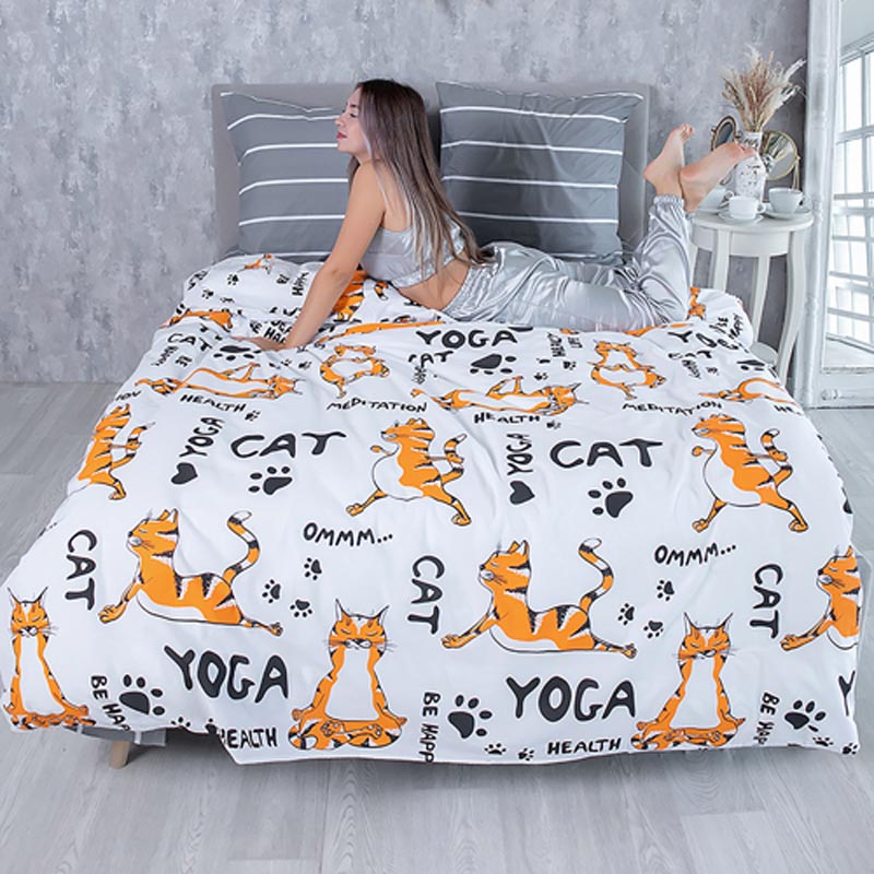 Белье йогов. Йога тигры постельное белье. Комплект постельного белья йога кошки. Постельное традиция. Ткань поплин йога кошки комплект.
