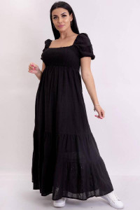 Платье женское "Соната Ч" хлопок (р-ры: 44-50) черный