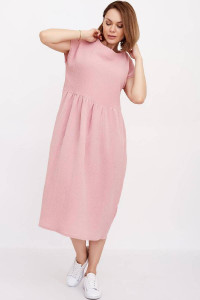 Платье женское "Бриз" муслин (р-ры: 44-54) розовый