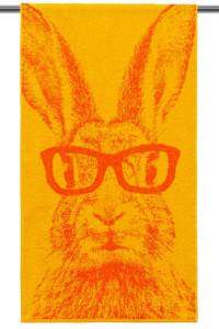 Полотенце махровое "Clever rabbit" оранжевый