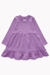 Платье для новорожденных "Руслана" 10035 интерлок (р-ры: 80-98) сиреневый