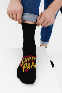 Носки мужские "Супер папа" - упаковка 1 пара