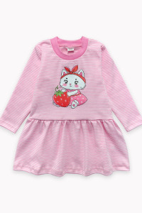 Платье для новорожденных "Грейс" 10037 интерлок (р-ры: 86-98) розовый