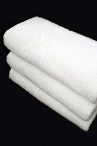 Махровое полотенце "Восток" белое