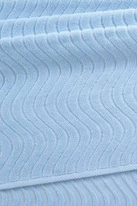 Полотенце махровое "Санторини" нежный голубой