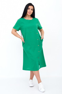 Платье женское "Виктория З" трикотаж (р-ры: 48-54) зеленый