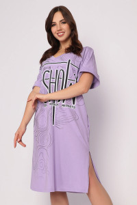 Платье женское "Шоу" кулирка (р-ры: 50-64) лиловый
