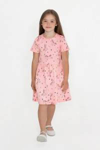Платье для новорожденных "Фокси" 10039 интерлок (р-ры: 80-98) персиковый