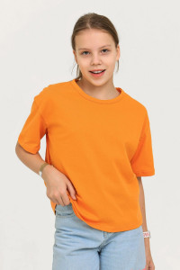 Футболка детская "Куроми-5" кулирка (р-ры: 134-164) оранжевый