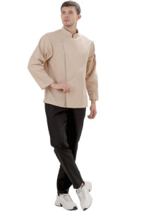 Куртка повара мужская "Талао" сансара (последний размер) бежевый 52-54,56-58