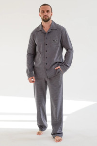 Пижама мужская "Мистер Твистер" 2155-К трикотаж (р-ры: 48-58) графит