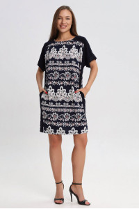 Платье женское П2047.1 полиэстер (р-ры: 50-60)