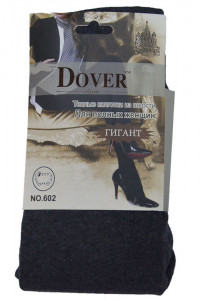 Колготки женские теплые шерстяные гигант "Dover" №60-602 черный