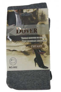 Колготки женские теплые шерстяные гигант "Dover" №60-602 светло-серый
