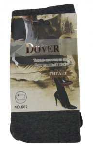 Колготки женские теплые шерстяные гигант "Dover" №60-602 темно-серый