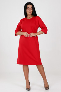 Платье женское №31776 барби (р-ры: 48-60) красный