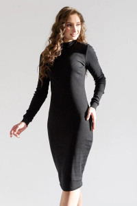 Платье женское "Кашкорсе" 2160-Каш кашкорсе (р-ры: 40-54) черный
