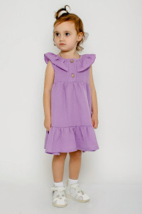 Платье детское "Тома-1" муслин (р-ры: 86-122) сиреневый