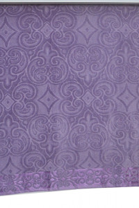 Полотенце махра-велюр "Шарм-ТВ" фиолетовый