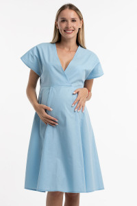 Сорочка для беременных М-78Н "Новая жизнь" бязь (р-ры: 44-60) голубой