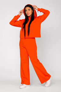 Костюм двойка женский ФК-45 "Касандра" футер 2-х нитка (последний размер) оранж 48