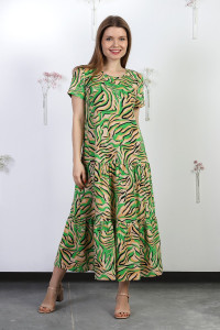 Платье женское "Оазис-1" кулирка (р-ры: 44-54) зеленый