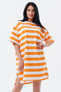 Платье женское "Фурор О" кулирка (р-ры: 48-62) оранжевый