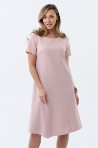 Платье женское ODIS-П465ПУ плательная ткань (р-ры: 44-56) пудровый