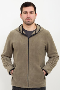 Толстовка мужская "Эльмир Х" флис (последний размер) хаки 58